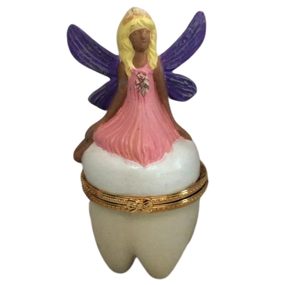 Tooth Fairy Tooth Holder Trinket Box Pink Fairy Pixy Tooth Holder Keepsake